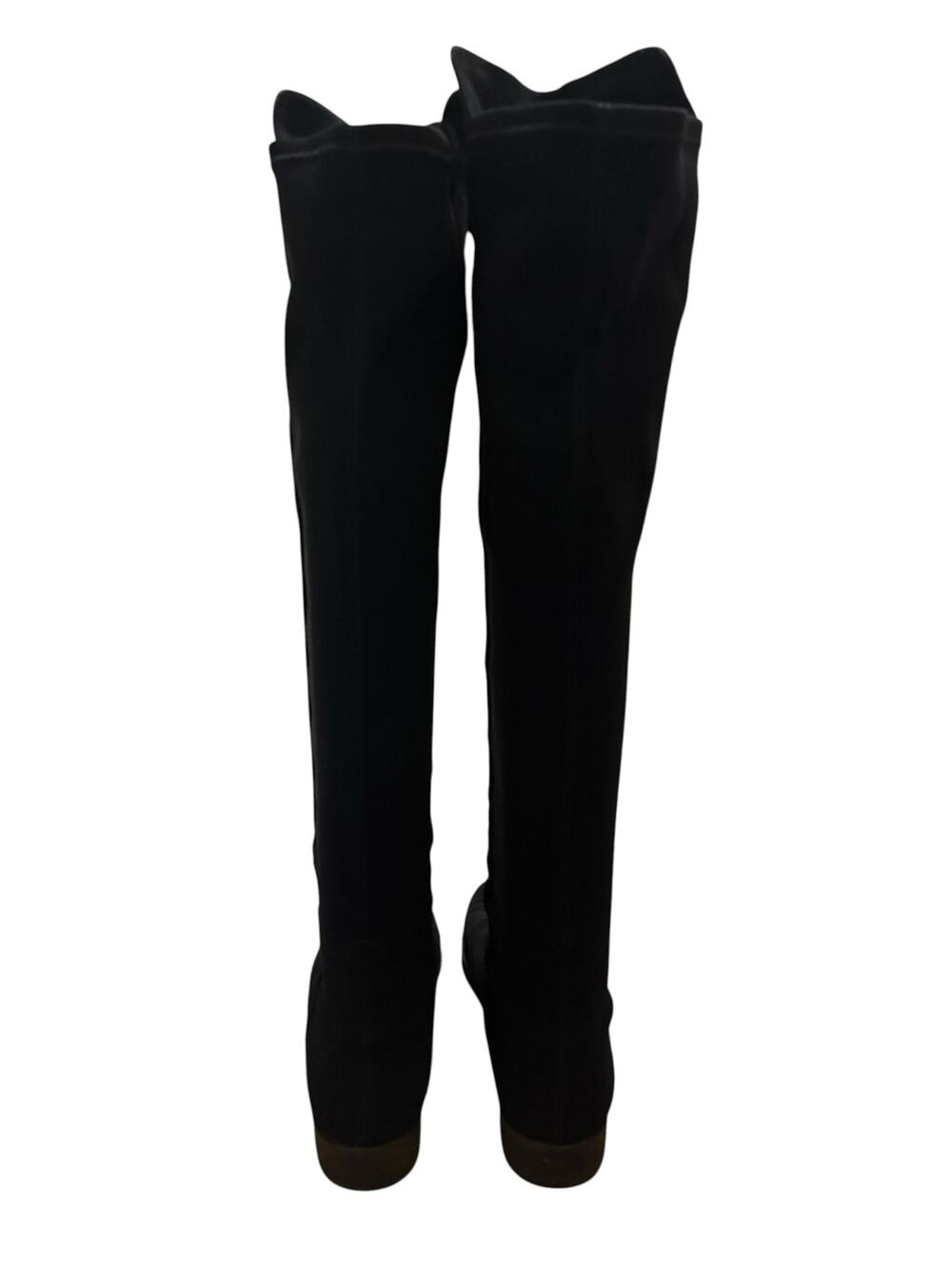 Stuart Weitzman 5050 Over The Knee Boots Black Nappa Leather Size 8.5